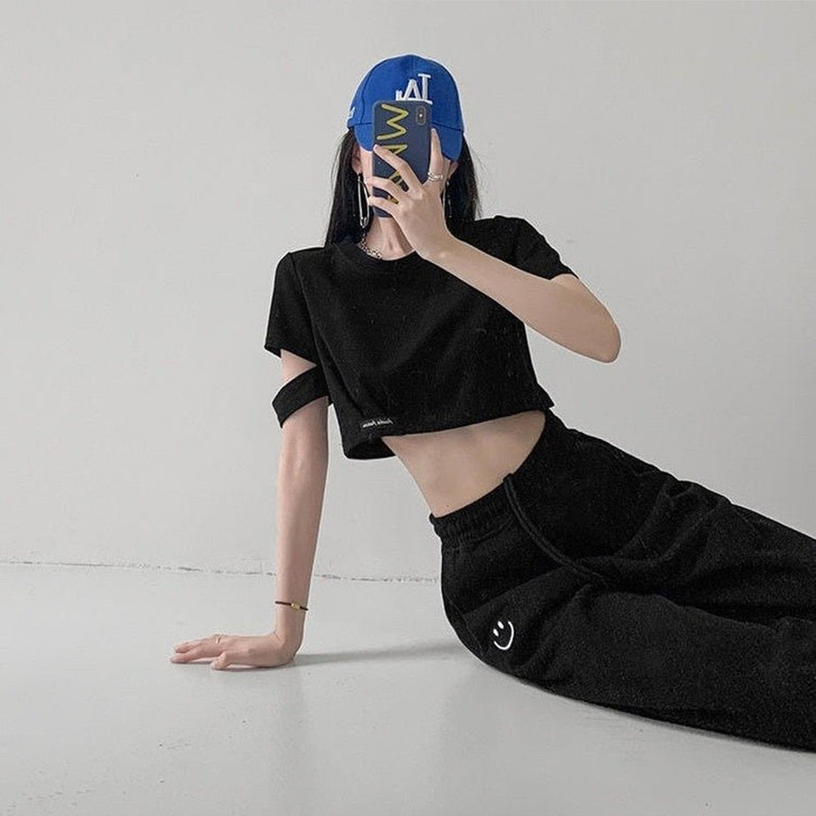 Y2k Clean Girl Summer Crop Top