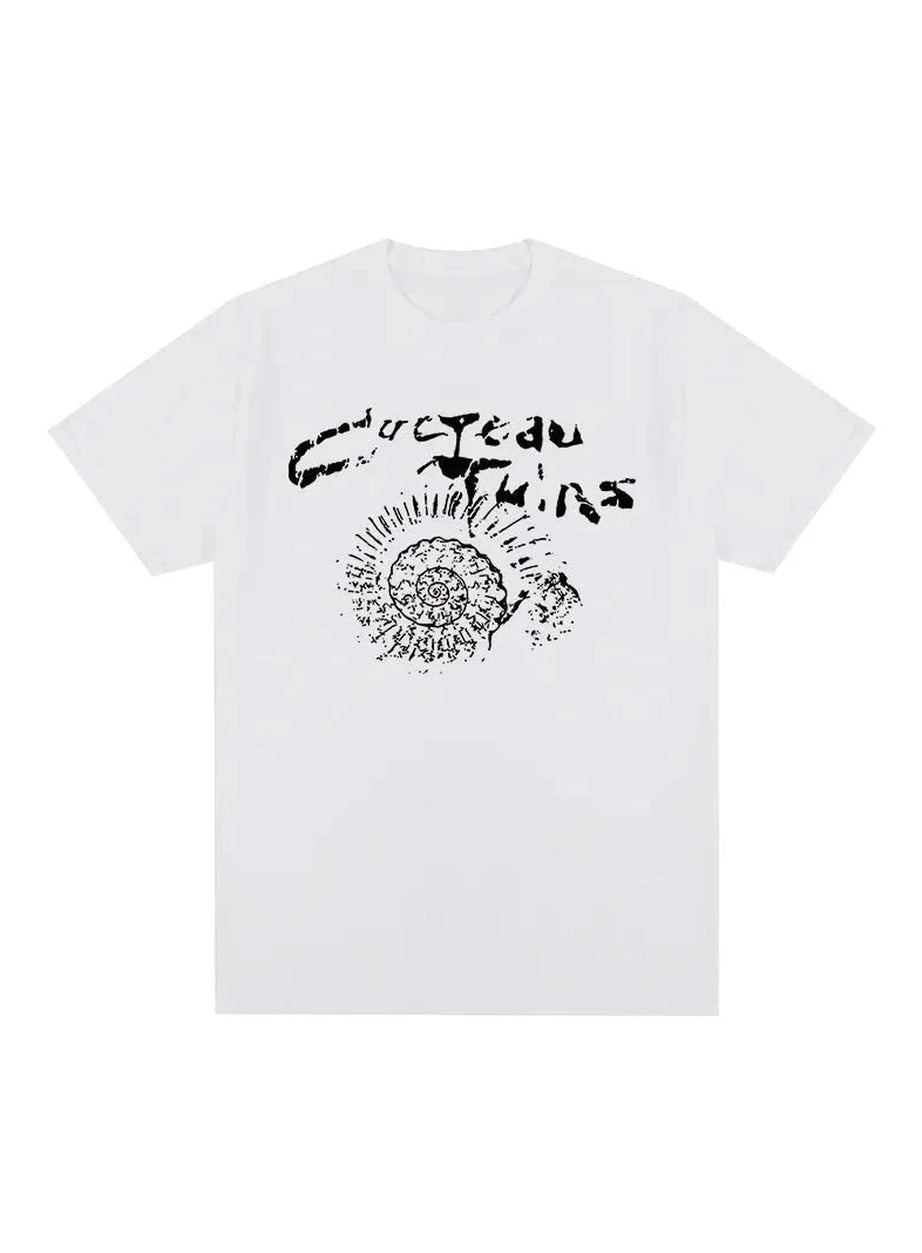 Y2k Cocteau Twins Cotton Graphic T-shirt