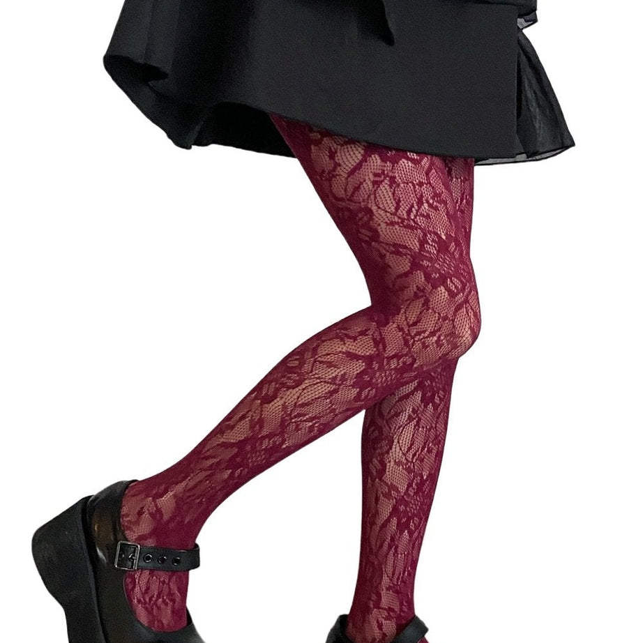 Y2k Colored fishnet stockings