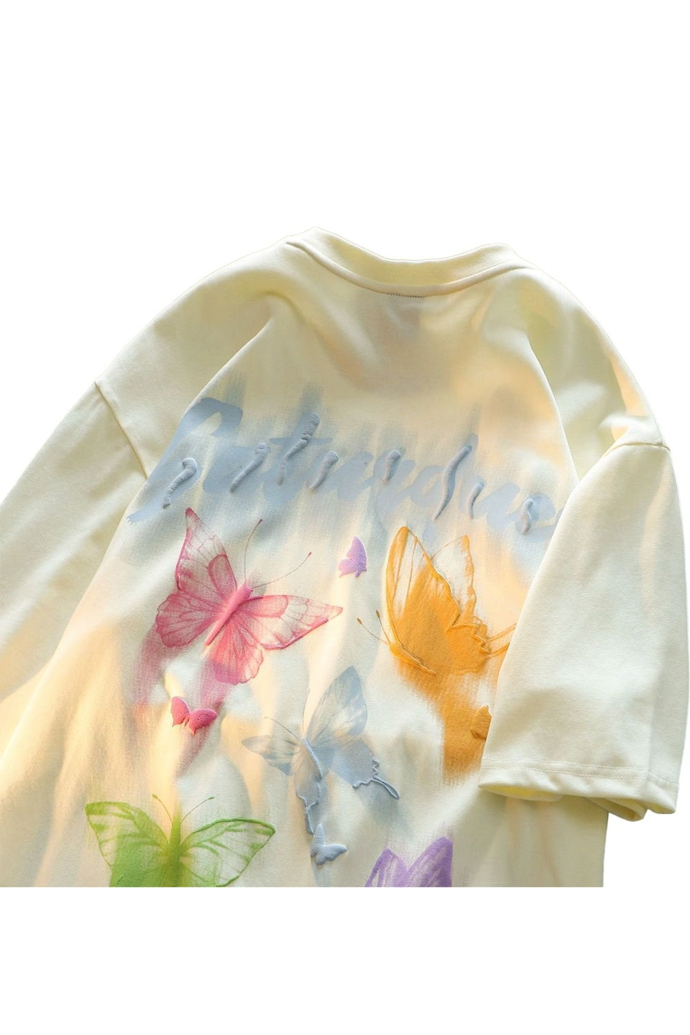 Y2k Colorful Butterfly Print T-shirt