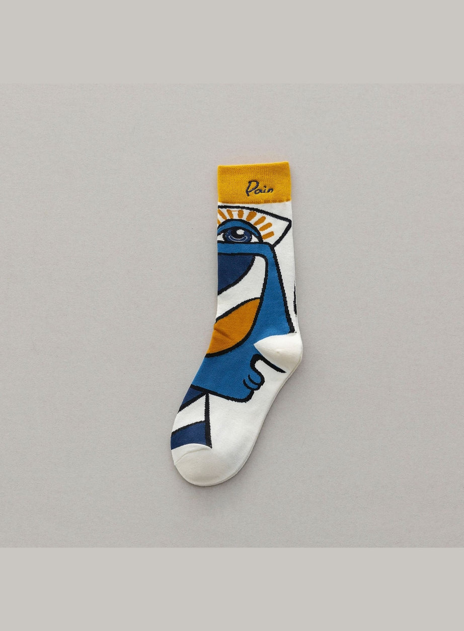 Y2k Colorful Cartoon Creative Socks