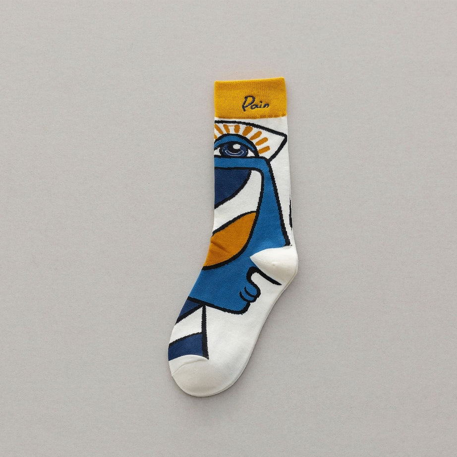 Y2k Colorful Cartoon Creative Socks