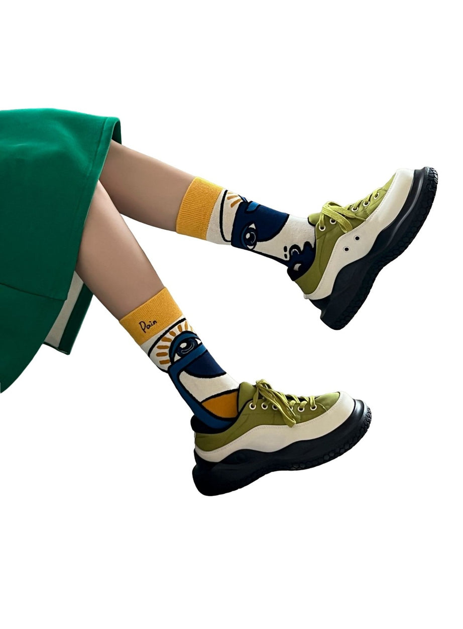 Y2k Colorful Cartoon Creative Socks