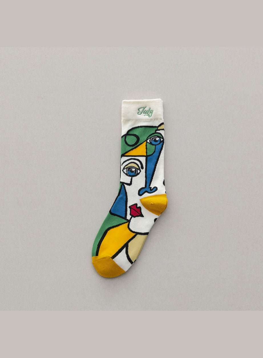 Y2k Colorful Cartoon Creative Socks