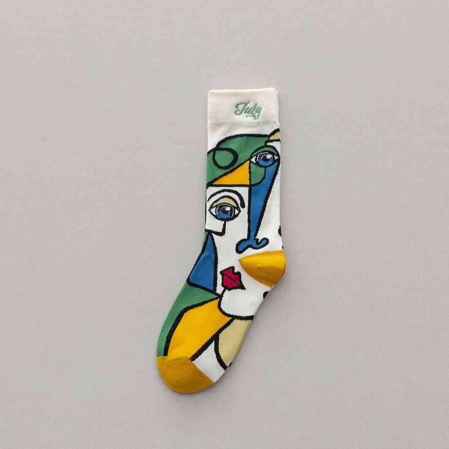 Y2k Colorful Cartoon Creative Socks