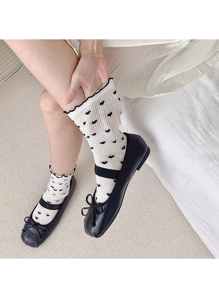 Y2k Colorful Dots Crew Socks