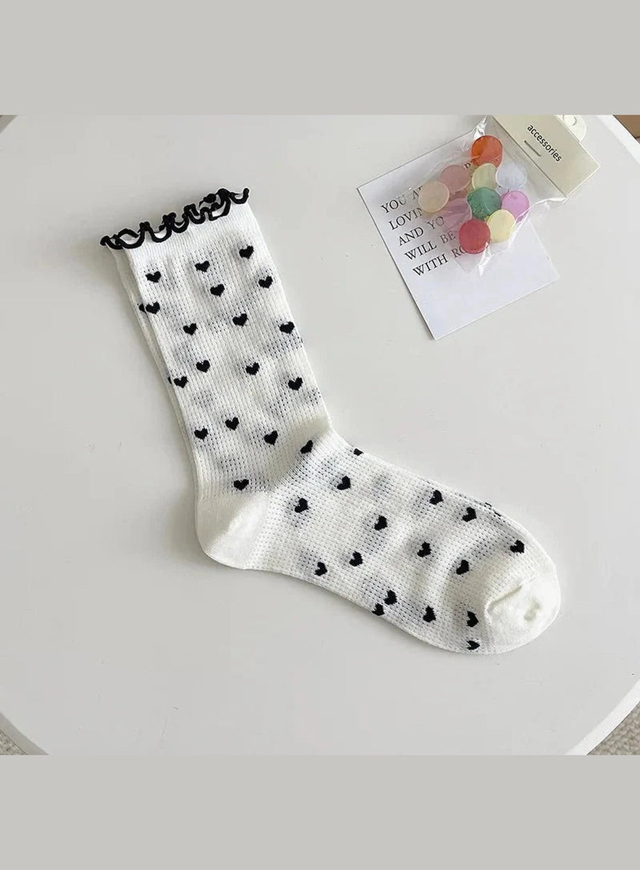 Y2k Colorful Dots Crew Socks