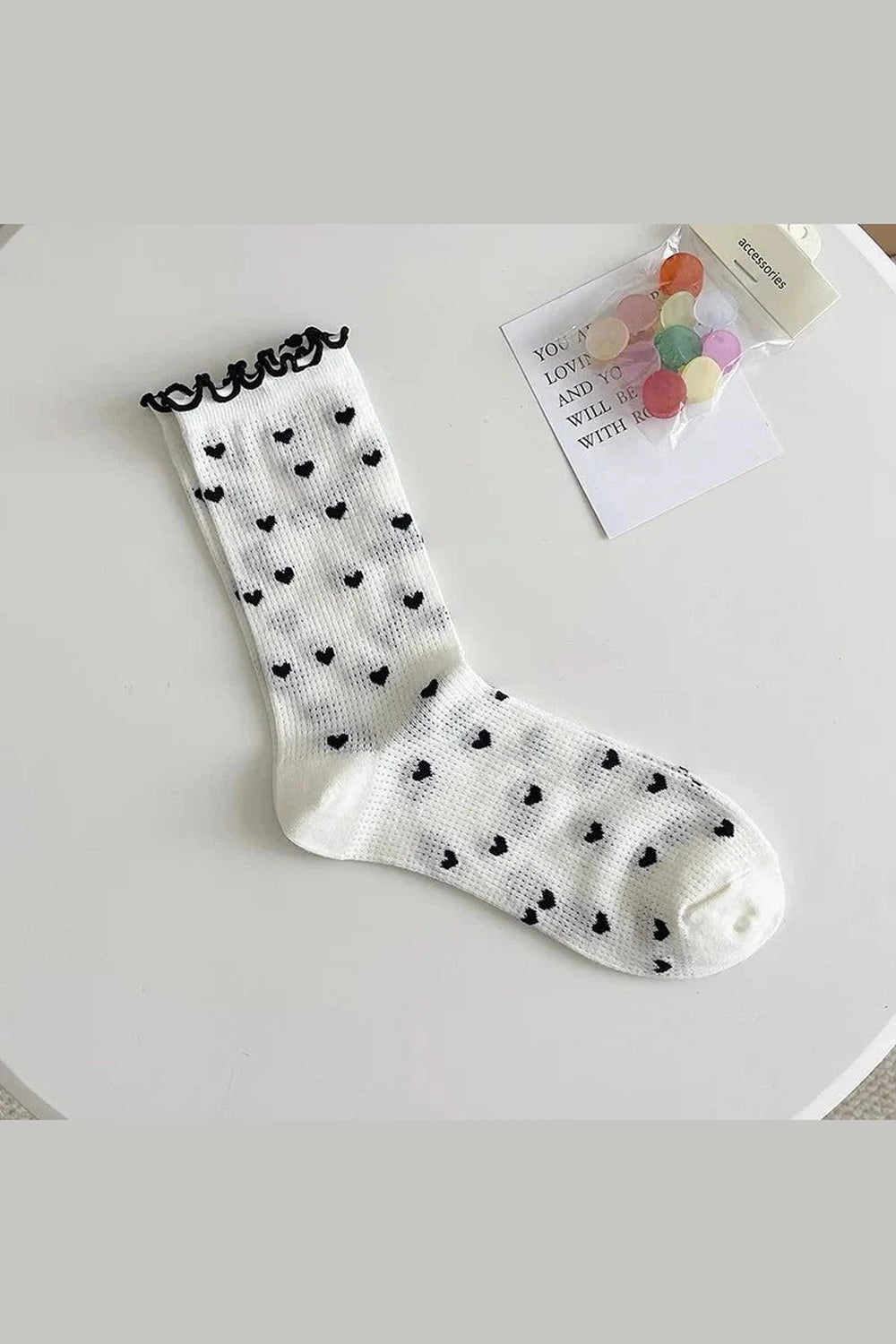 Y2k Colorful Dots Crew Socks