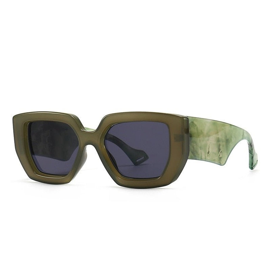 Y2k Colorful Square Luxury Sunglasses