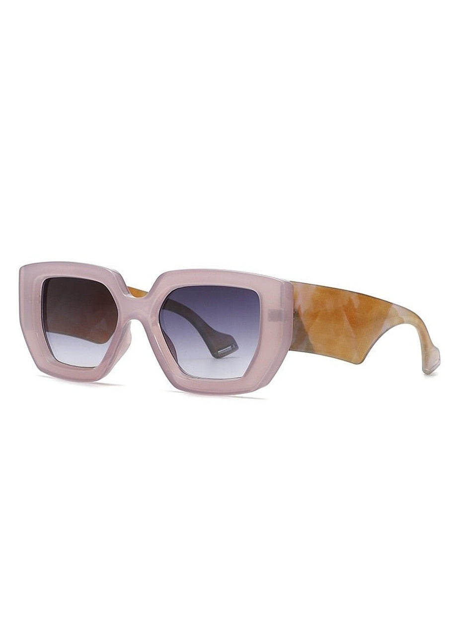 Y2k Colorful Square Luxury Sunglasses