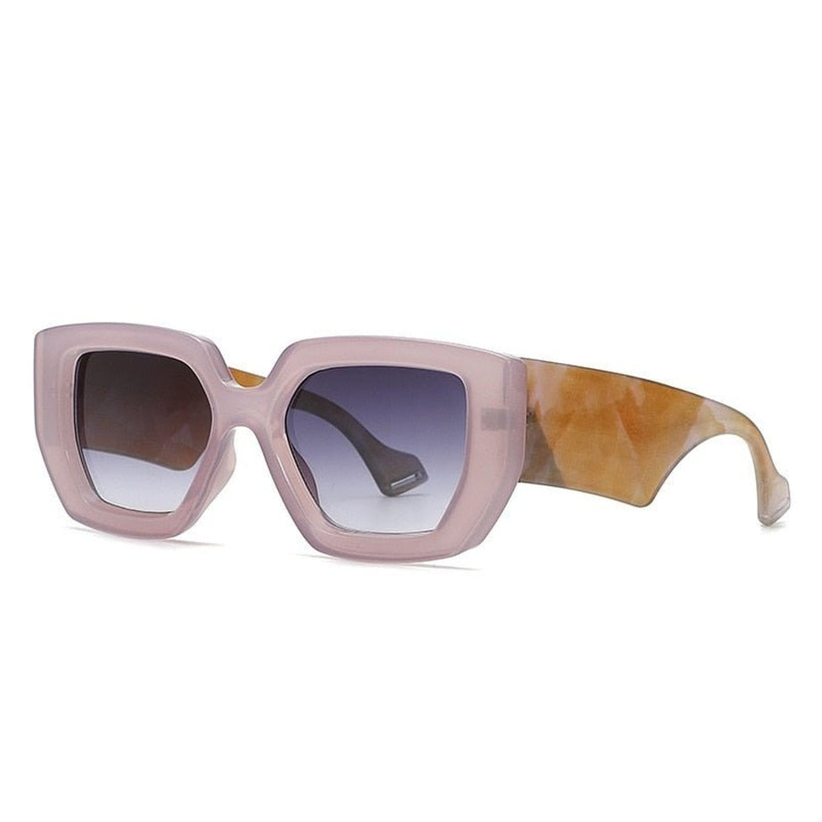 Y2k Colorful Square Luxury Sunglasses