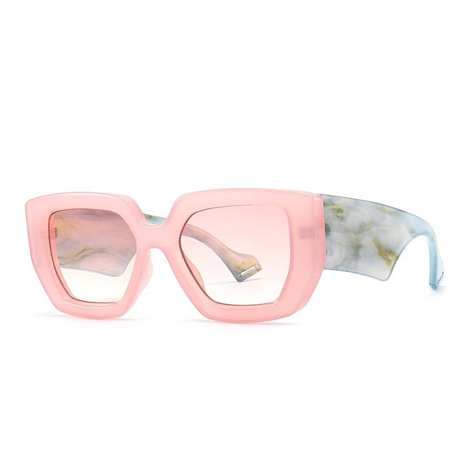 Y2k Colorful Square Luxury Sunglasses