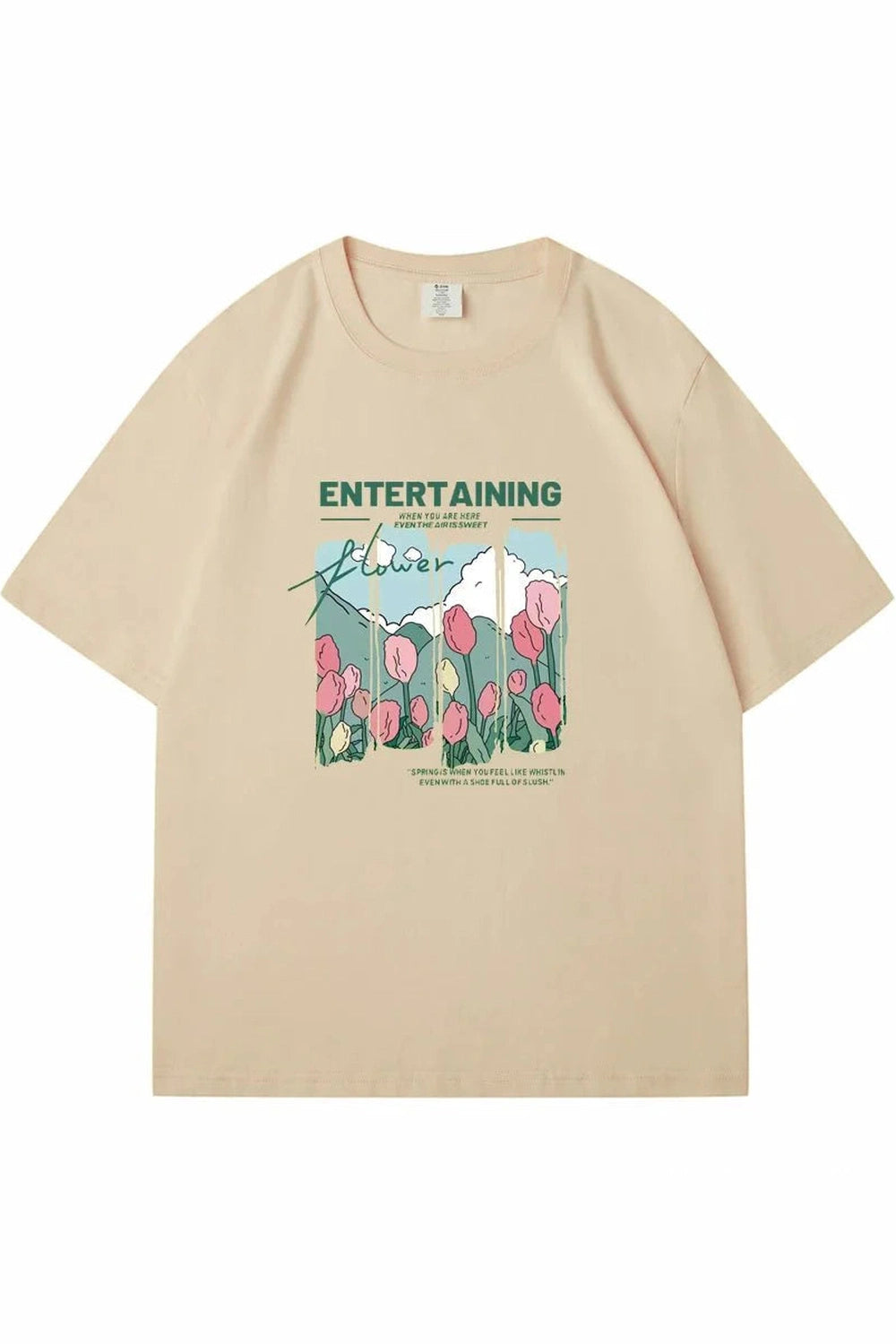 Y2k Comics Flowers T-shirt
