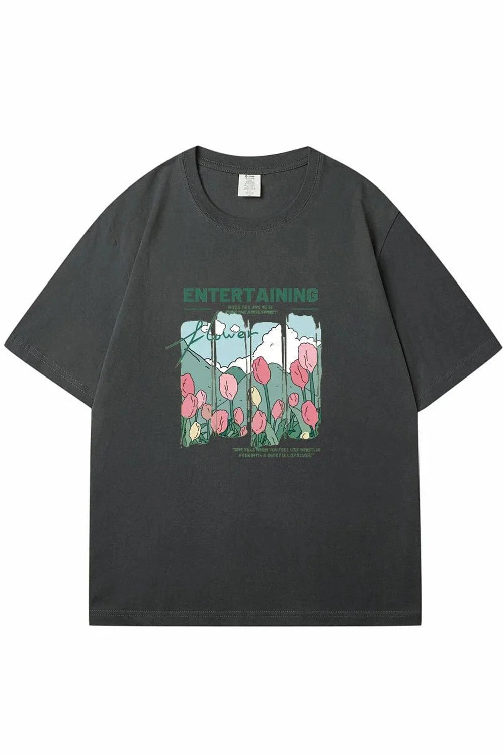 Y2k Comics Flowers T-shirt