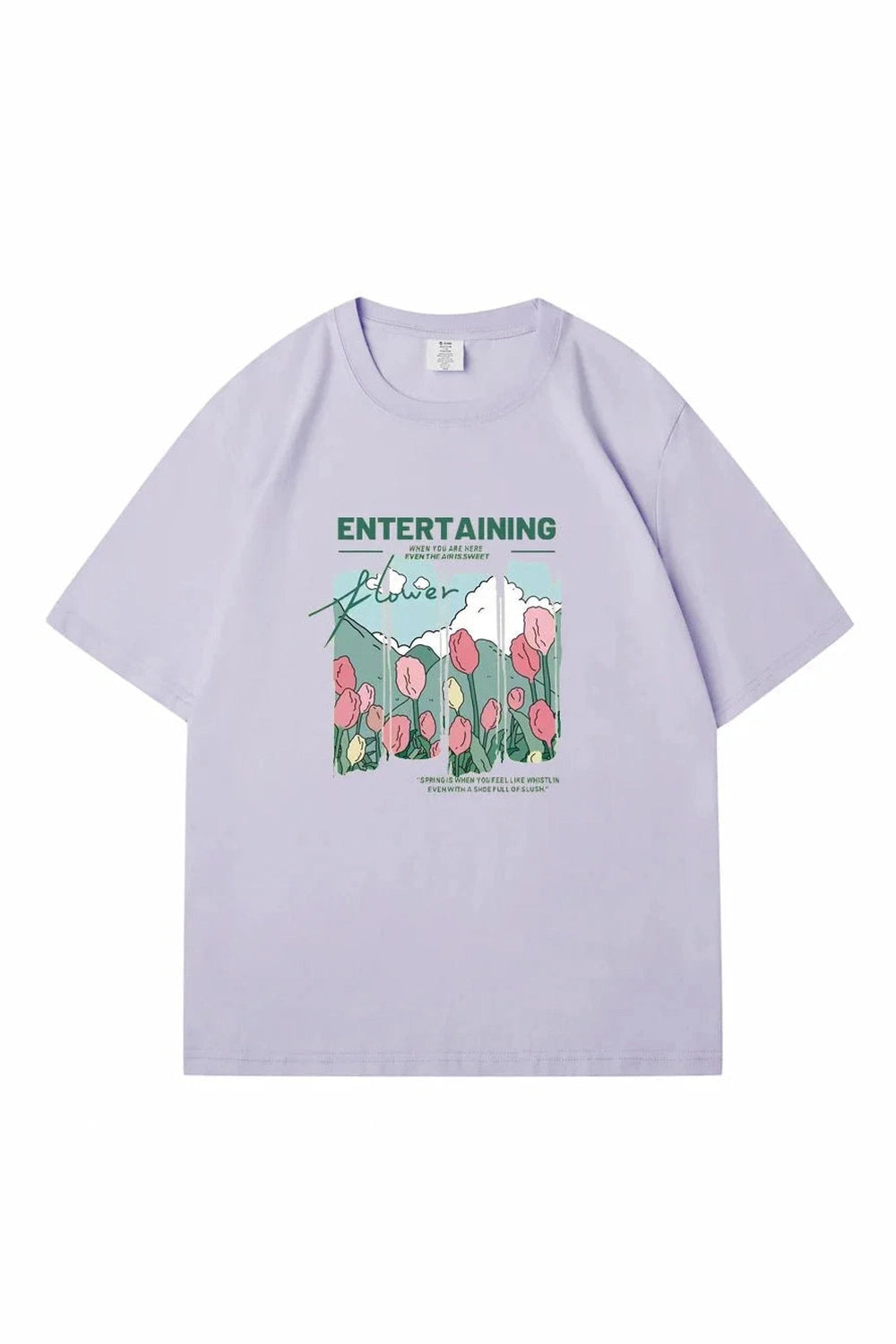 Y2k Comics Flowers T-shirt