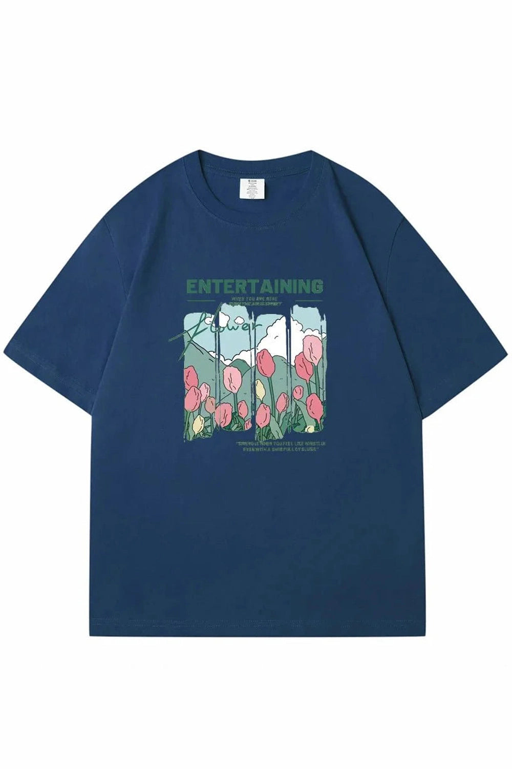 Y2k Comics Flowers T-shirt