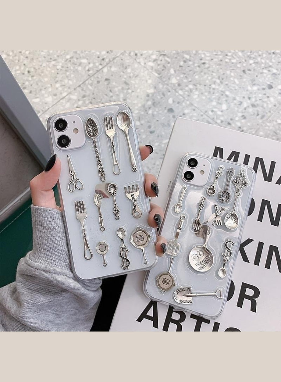 Y2k Cooker Transparent iPhone Case