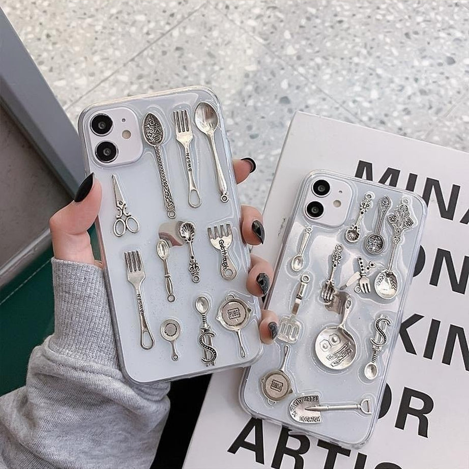 Y2k Cooker Transparent iPhone Case