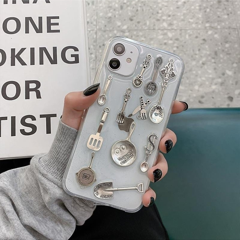 Y2k Cooker Transparent iPhone Case