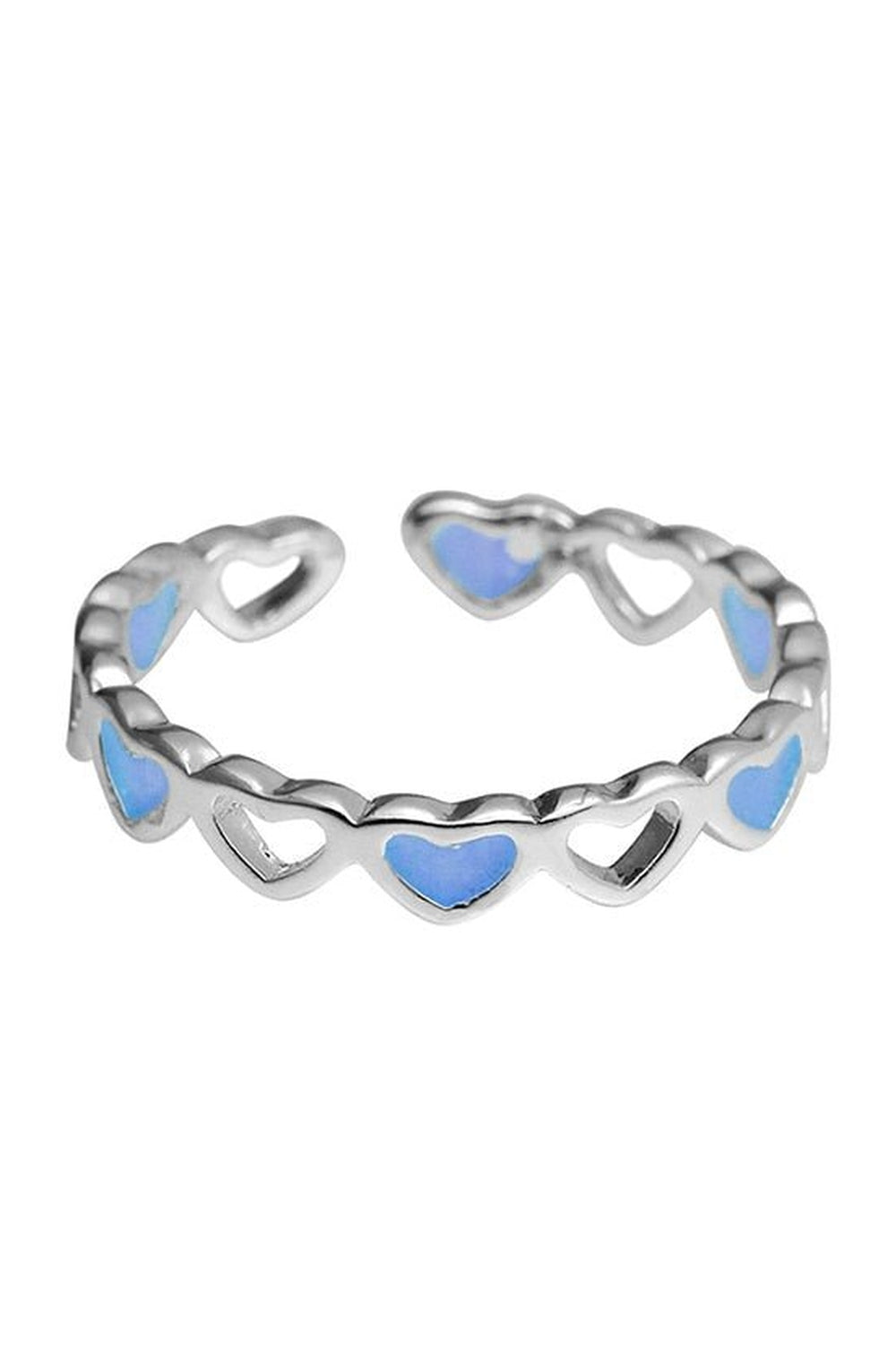 Y2k Coquette Aesthetic Heart Star Ring