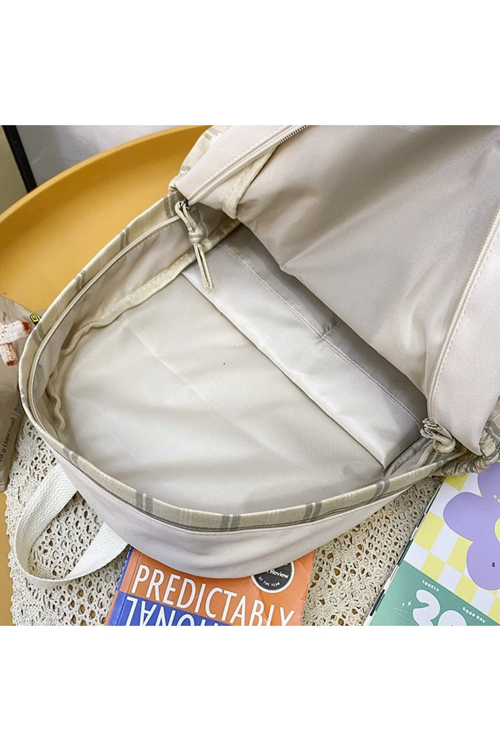 Y2k Coquette Girl Lattice Travel Backpack