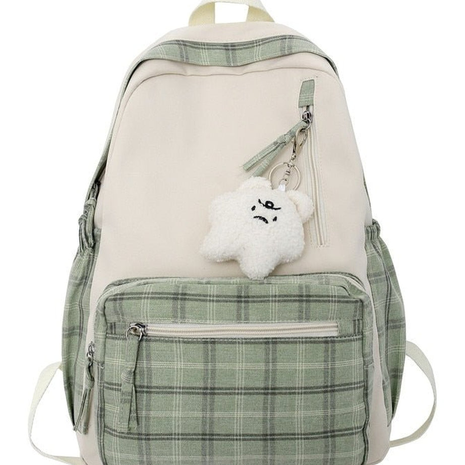 Y2k Coquette Girl Lattice Travel Backpack