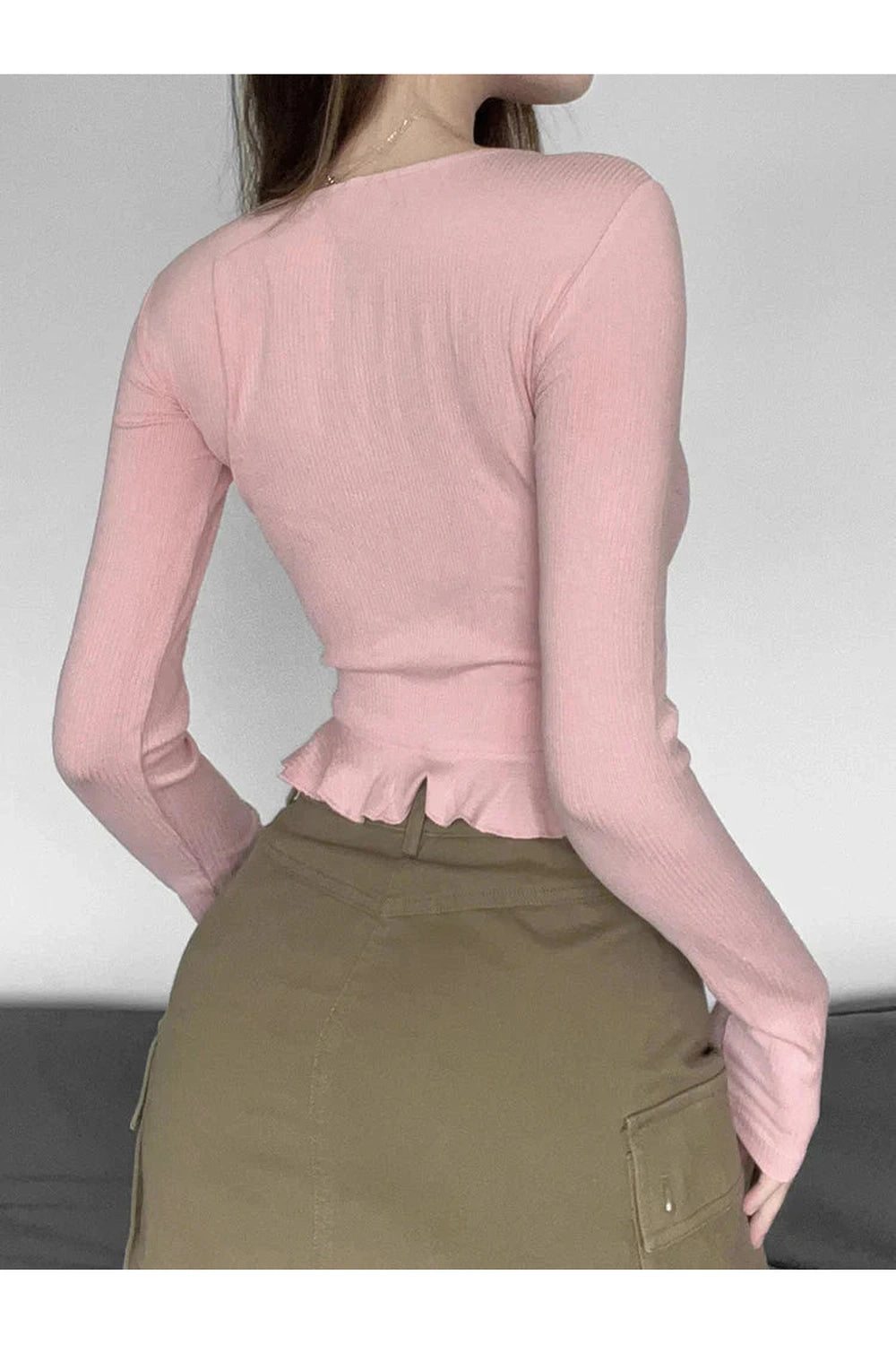 Y2k Coquette Pink Patchwork Crop Top