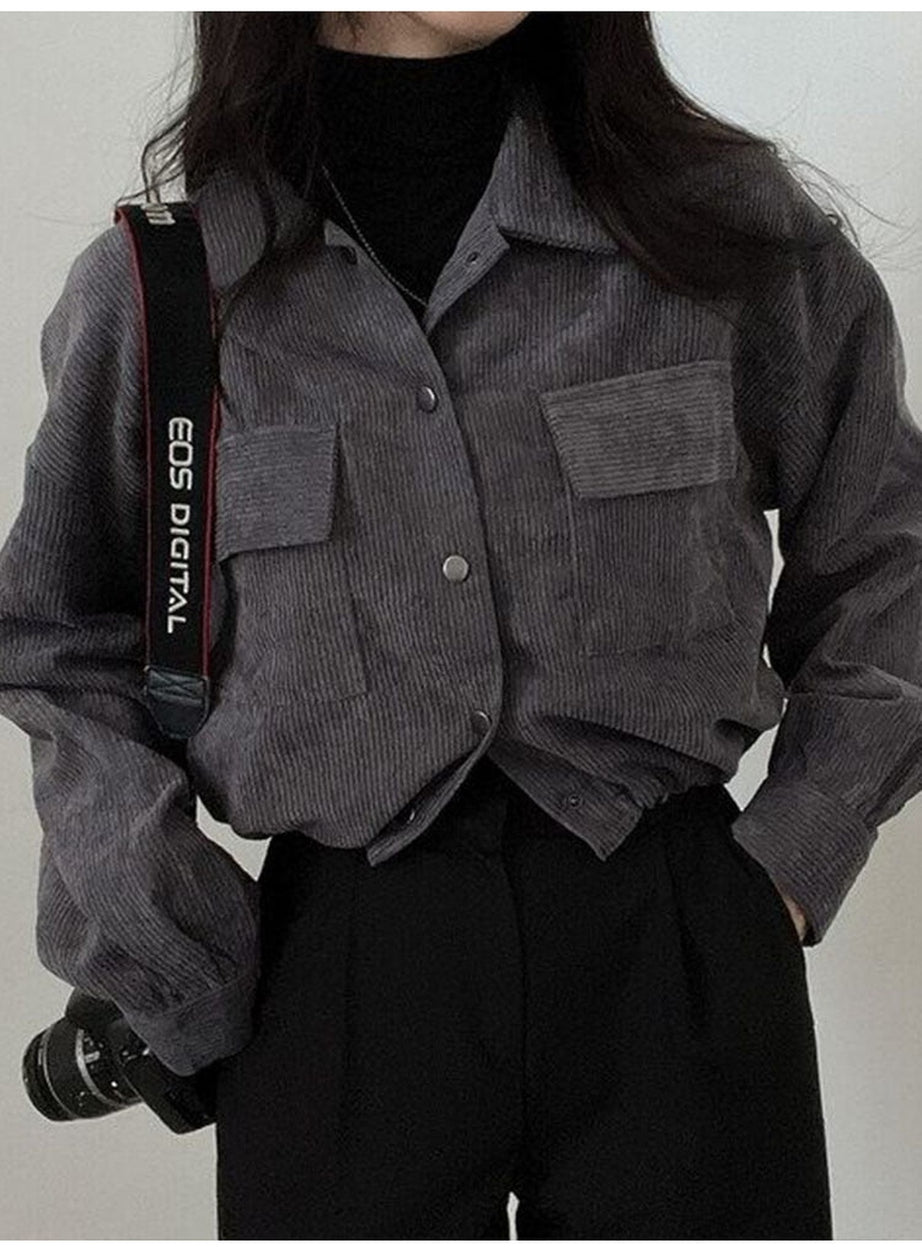 Y2k Acubi Cropped Jacket