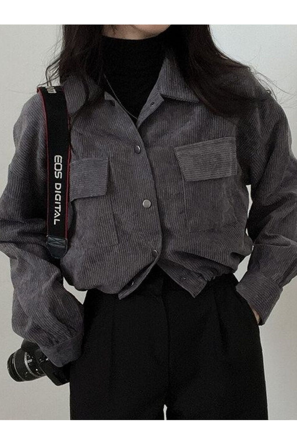 Y2k Acubi Cropped Jacket