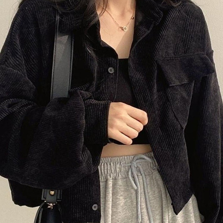 Y2k Acubi Cropped Jacket