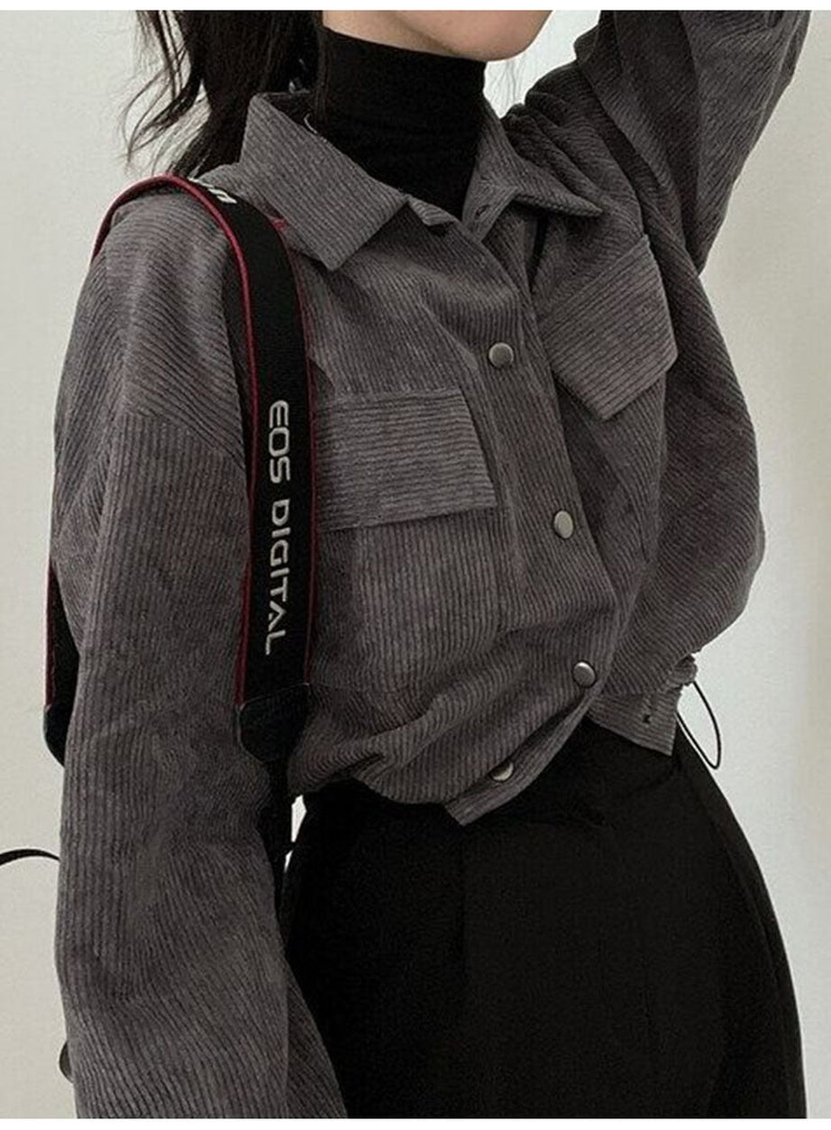 Y2k Acubi Cropped Jacket