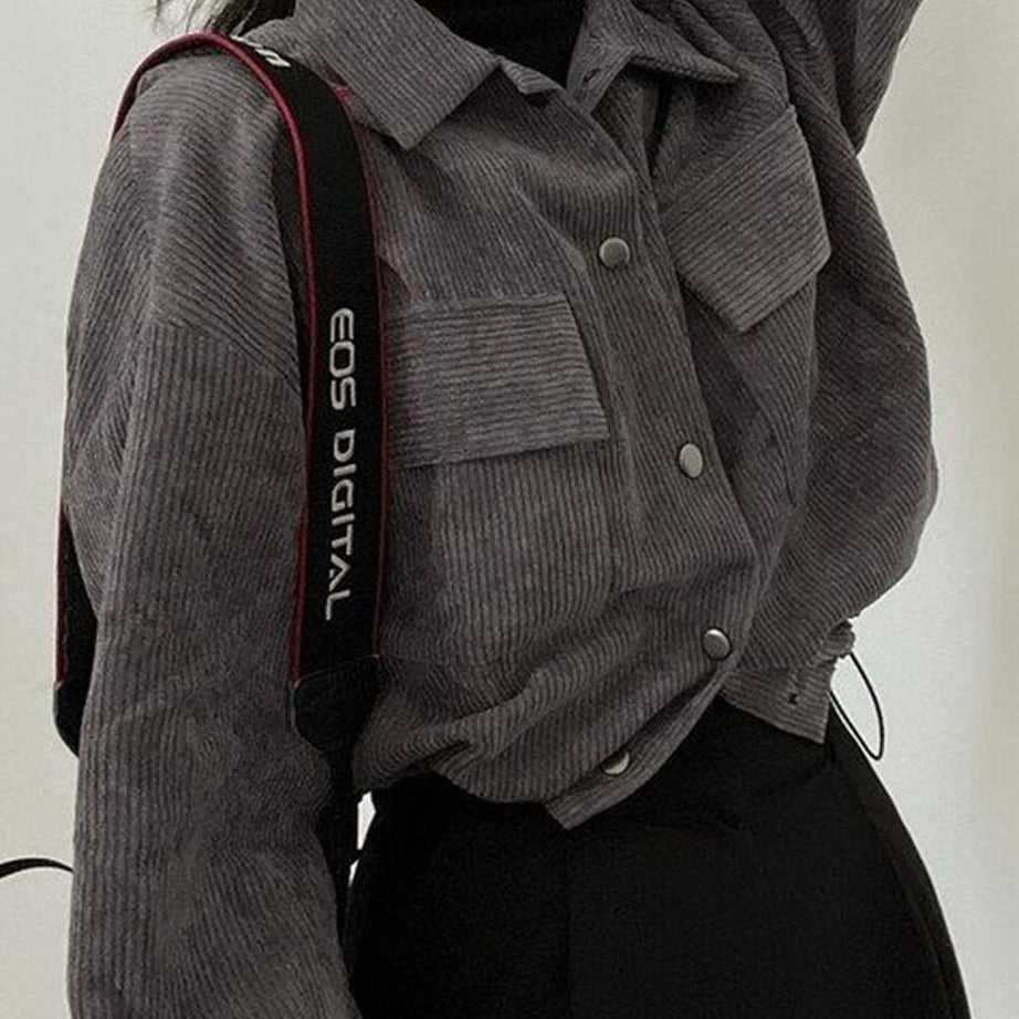 Y2k Acubi Cropped Jacket