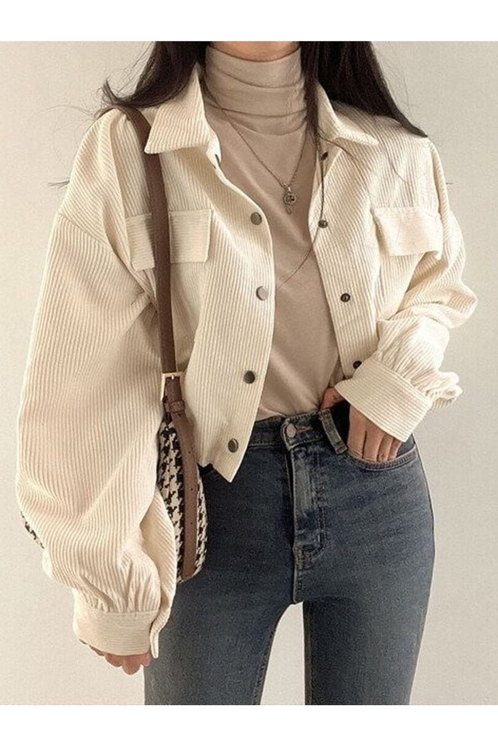 Y2k Acubi Cropped Jacket