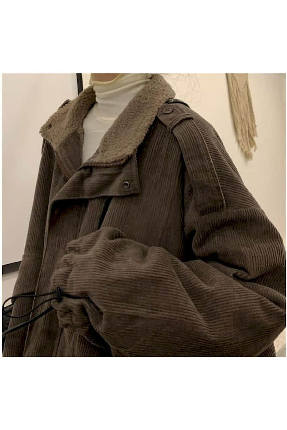 Y2k Corduroy Velvet Winter Jacket