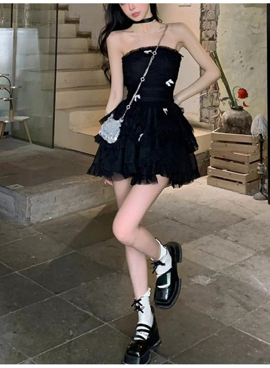 Y2k Corset Coquette Mini Dress