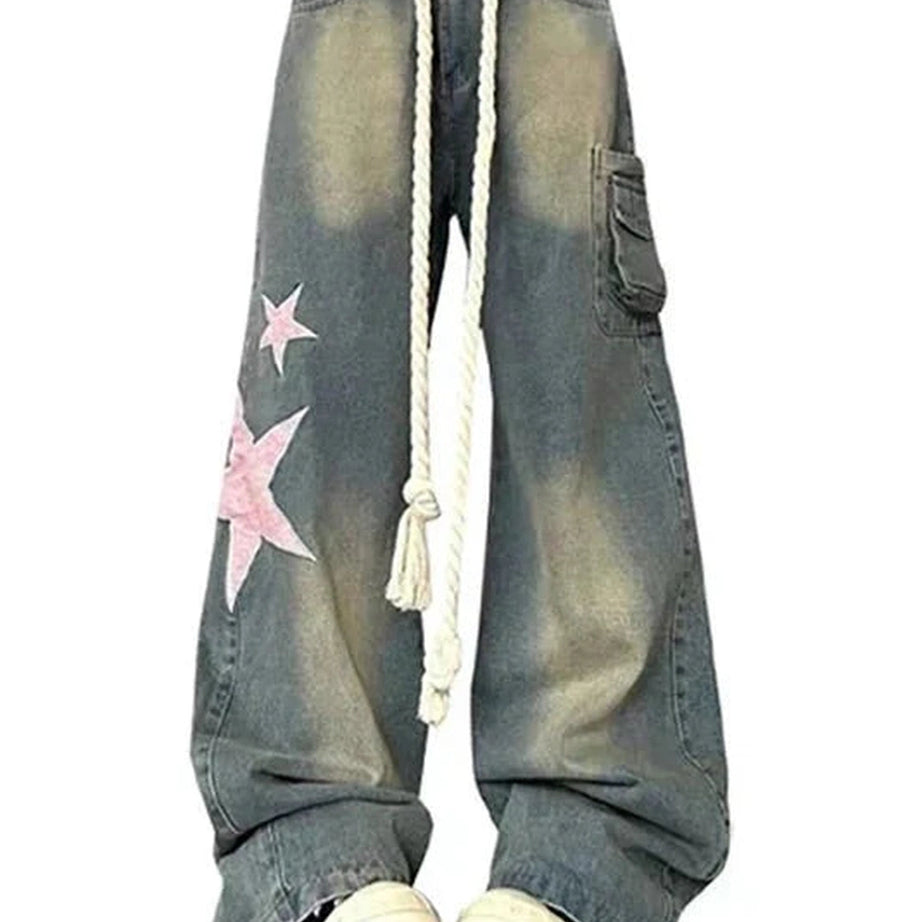 Y2k Cosmic Trek Cargo Pants