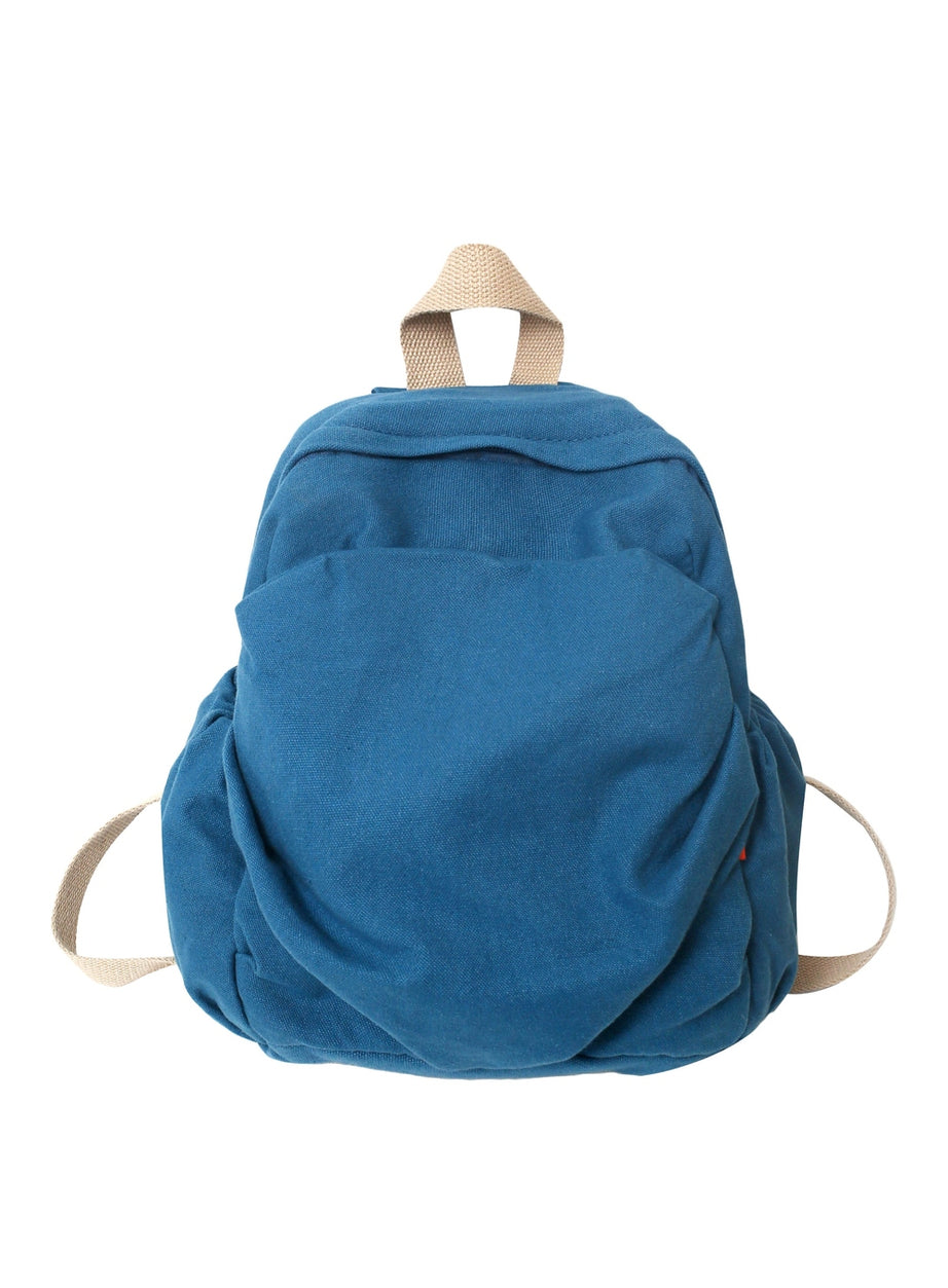 Y2k Cotton Black Travel Backpack