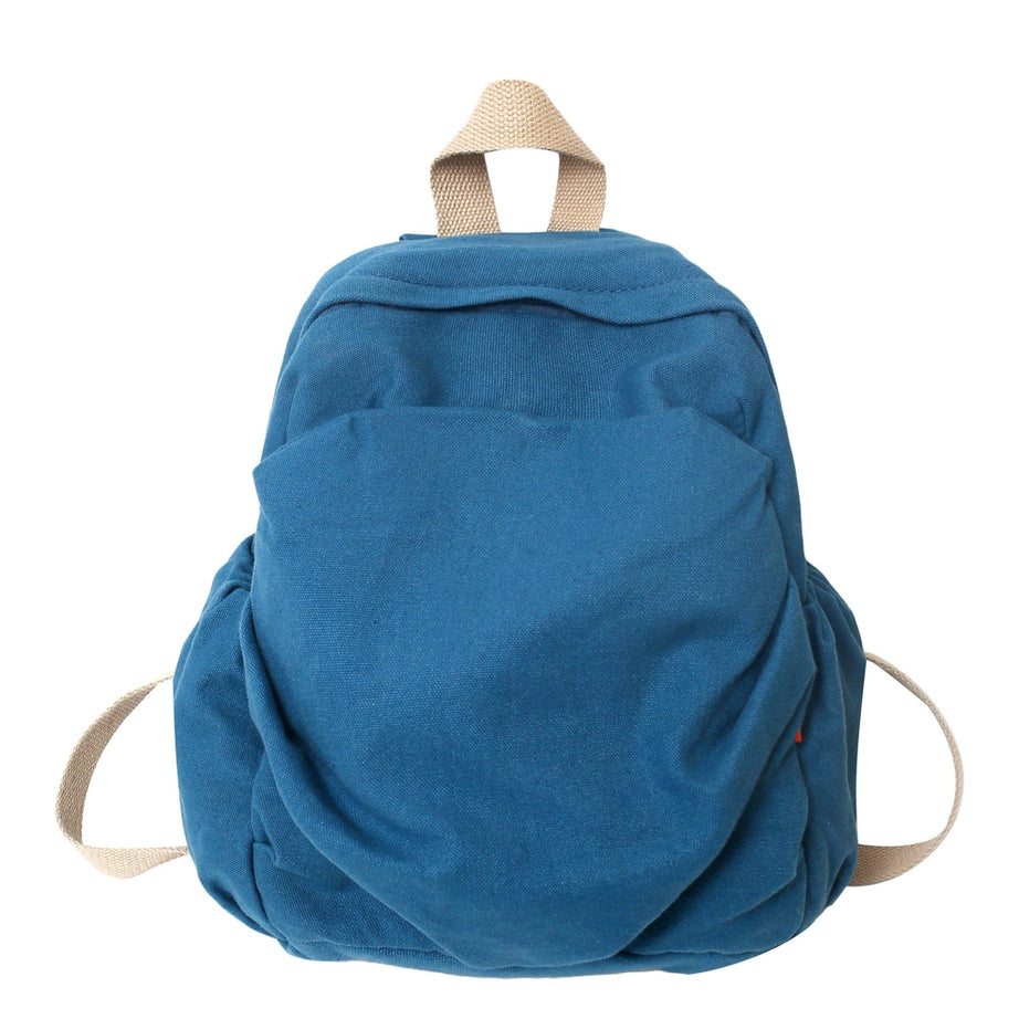 Y2k Cotton Black Travel Backpack