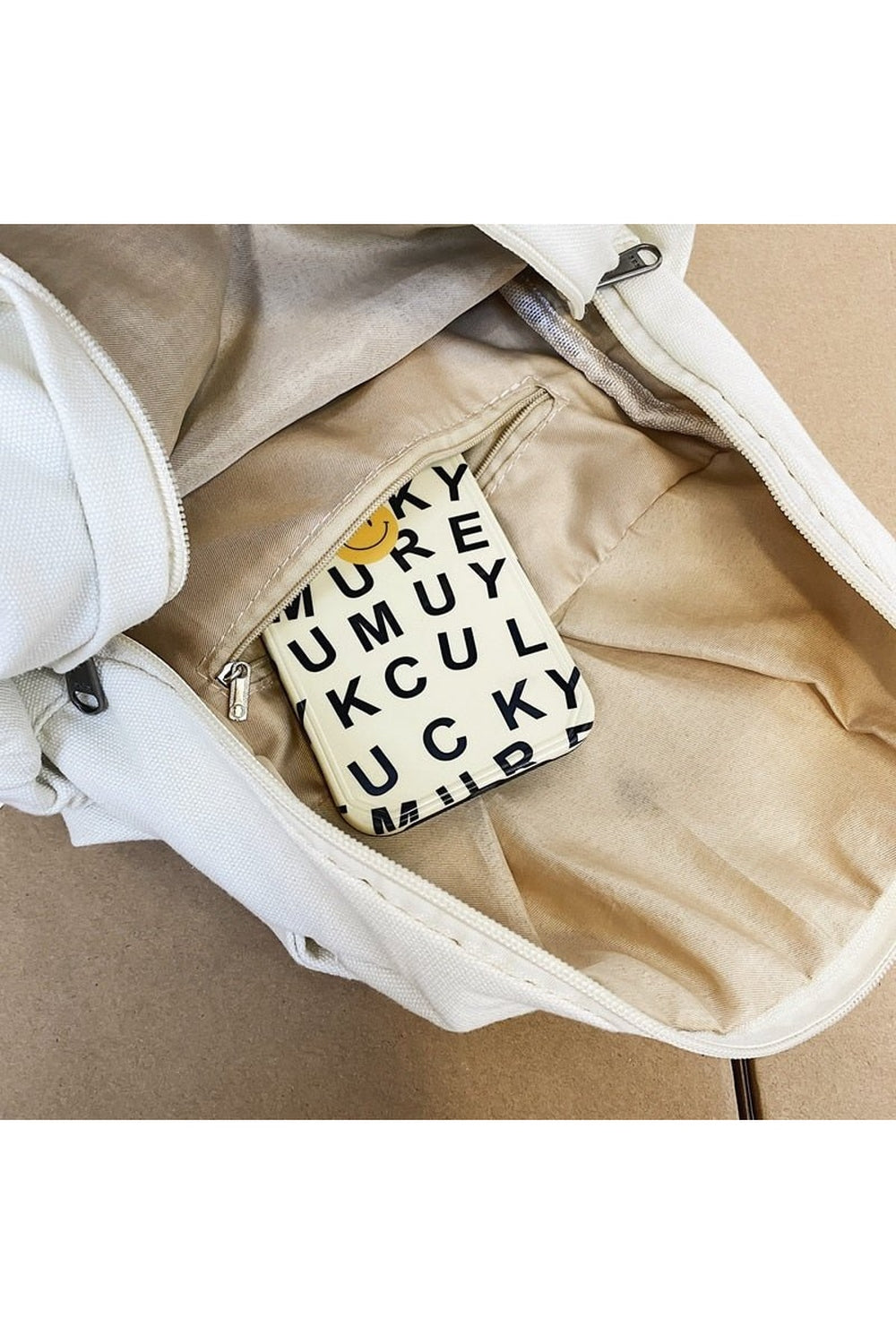 Y2k Cotton Black Travel Backpack