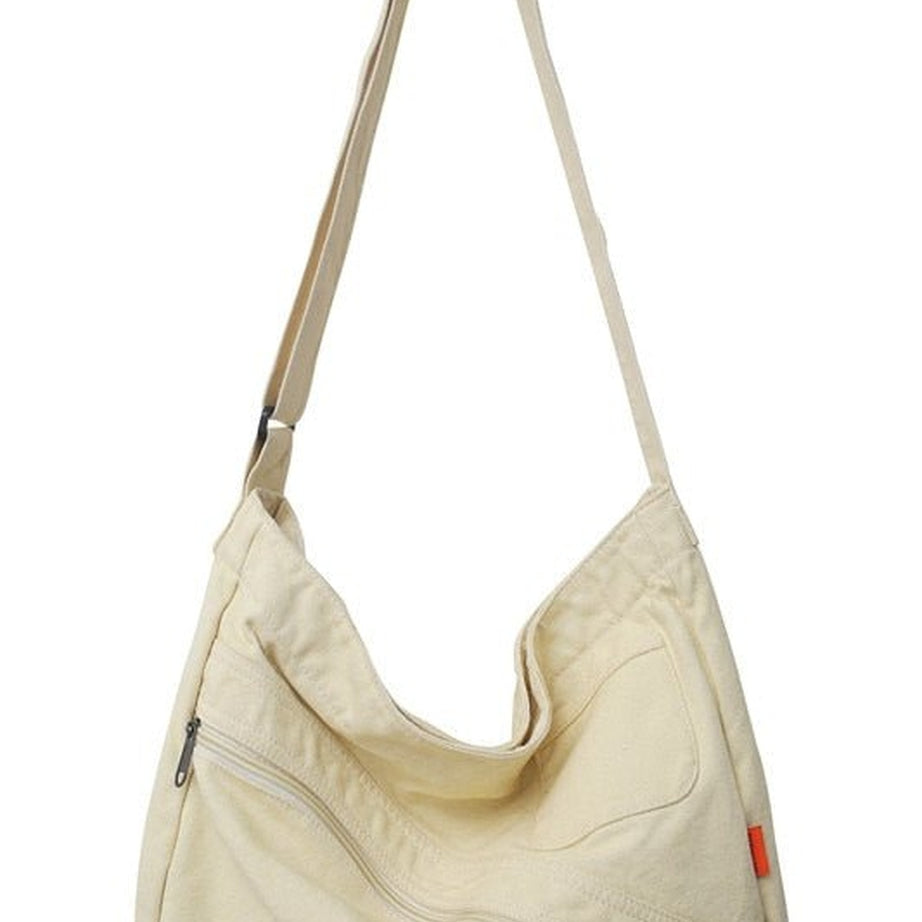 Y2k Cotton Large Capacity Shoulder Bag