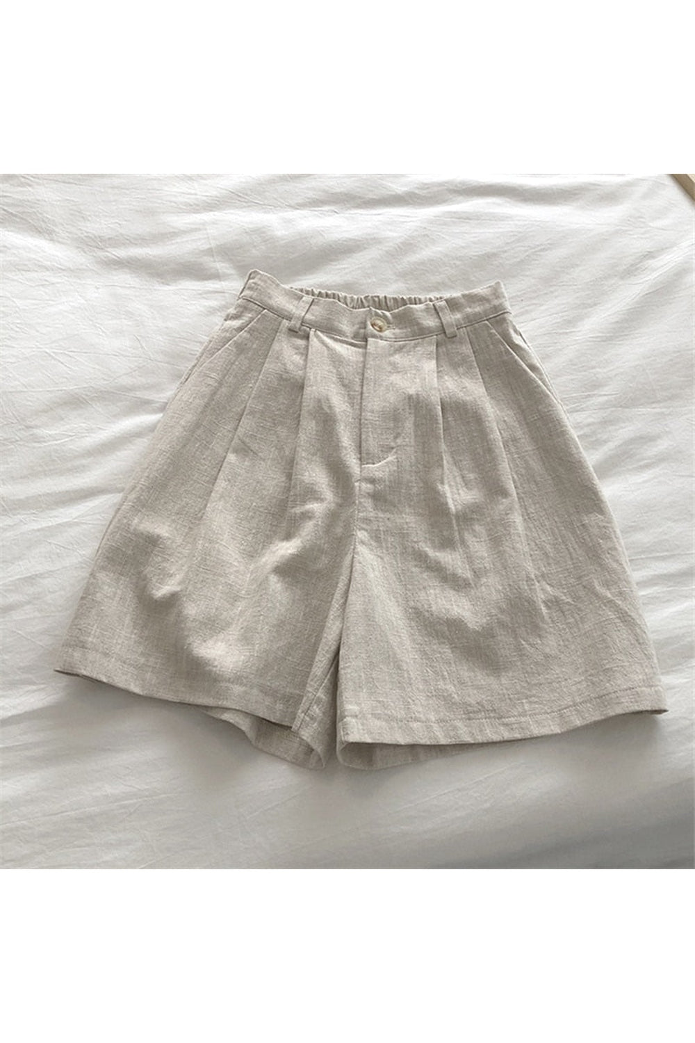 Y2k Cotton Linen Retro Shorts
