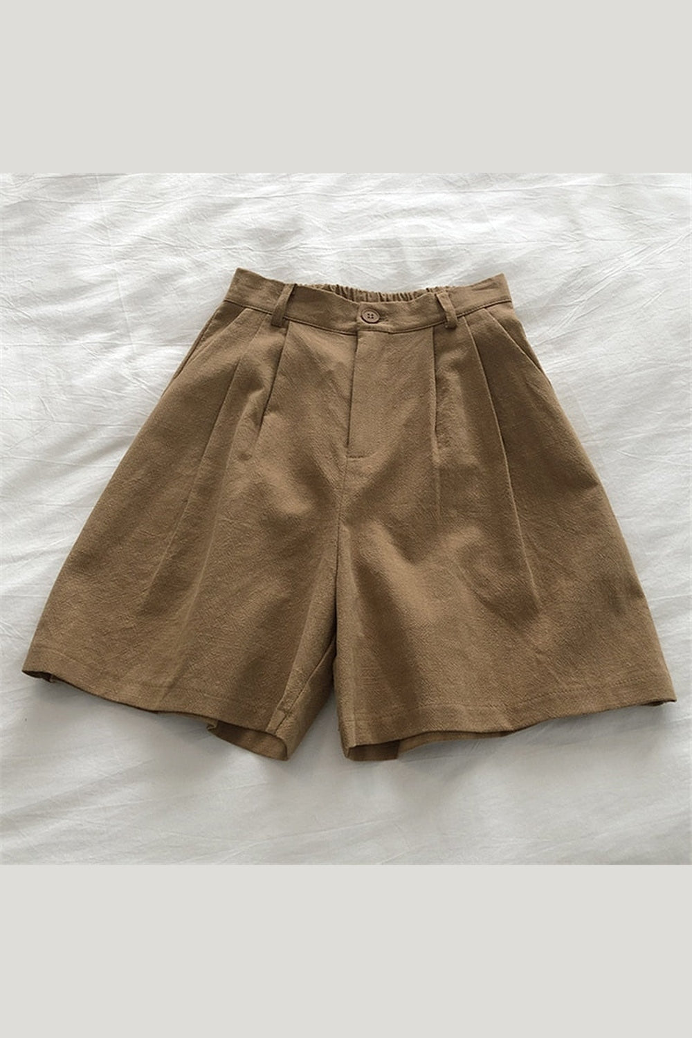 Y2k Cotton Linen Retro Shorts