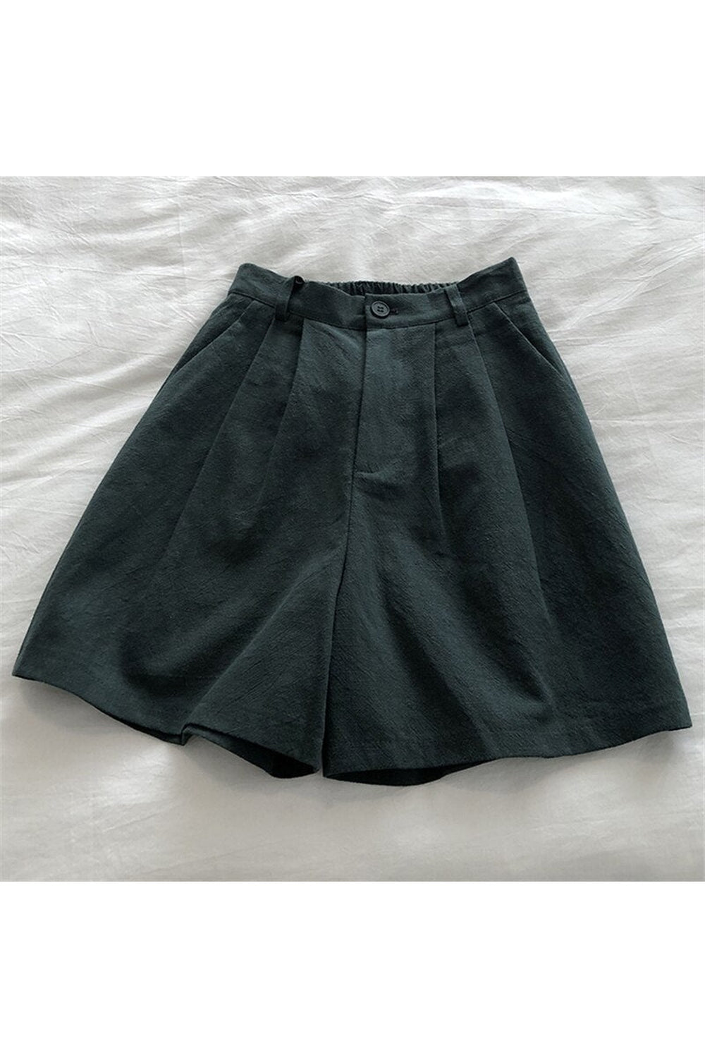 Y2k Cotton Linen Retro Shorts