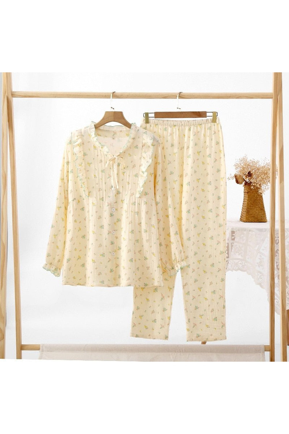 Y2k Cotton Spring Pajama Set