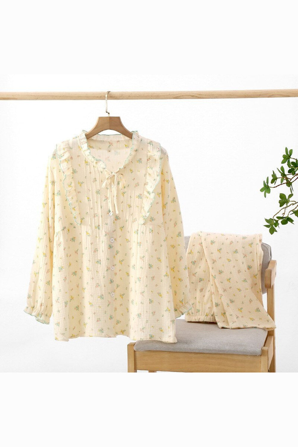 Y2k Cotton Spring Pajama Set