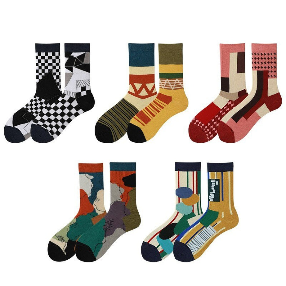 Y2k Creative Irregular Short Couple Socks