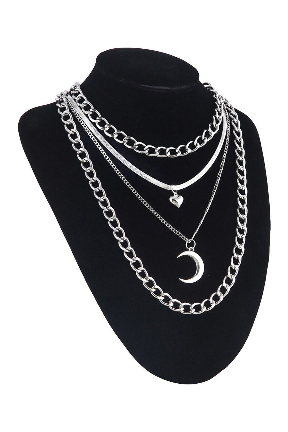 Y2k Crescent Gothic Necklace