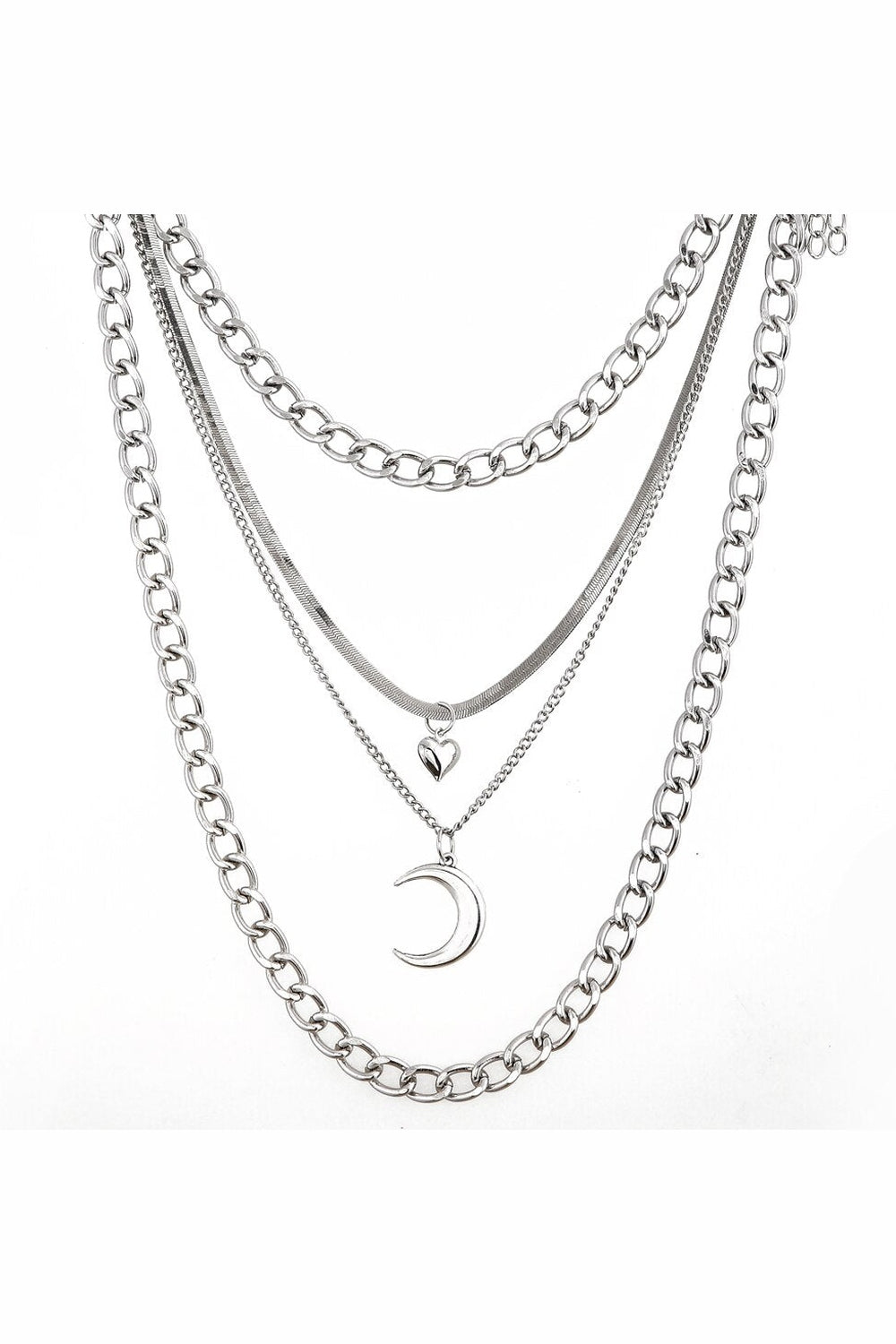 Y2k Crescent Gothic Necklace