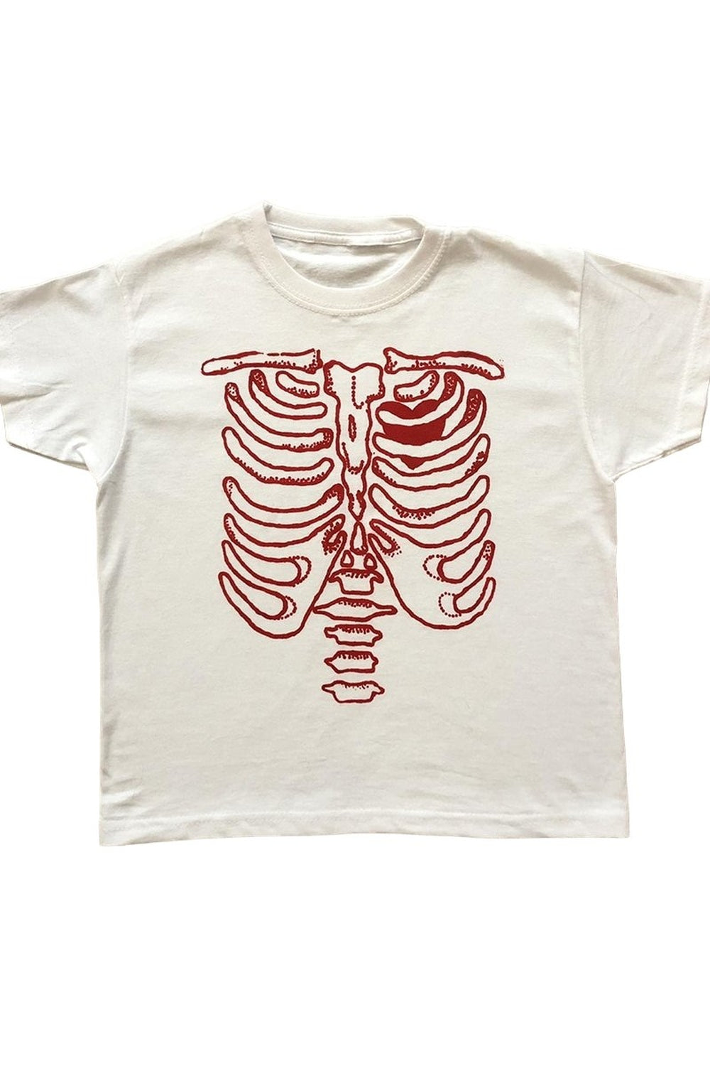 Y2k Crop Tops Skull Graphic Grunge