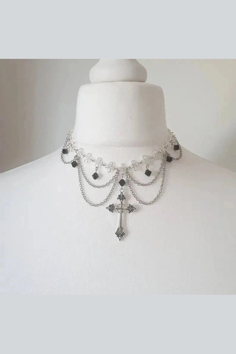 Y2k Cross Princess Gothic Rosary